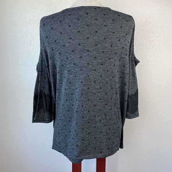 LOFT Cold Shoulder Top Size L EUC - Picture 5 of 7